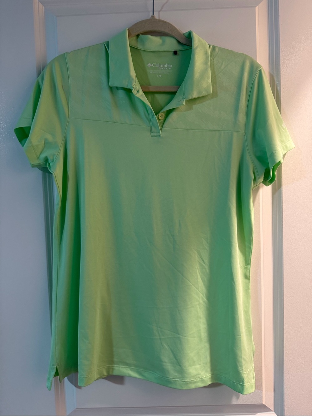 Columbia Women’s Short Sleeve Golf Polo - Mint Green